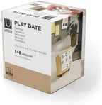 Umbra Play Date Perpetual Calendar, Wooden 3D Puzzle Desk, Natural - Image 6