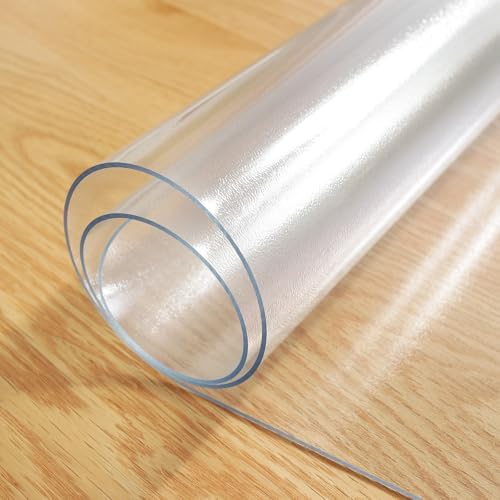 LovePads Frosted Table Cover Protector 20 x 48 in, 1.5mm Thick Plastic Mat - Image 7