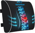 SweetSlubr Lumbar Support Pillow for Office Chair, Back Support(Black,XL) by Unknown