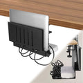 LUKETURE Desk Side Storage,11-4/5" Power Strip Cable Management Tray by LUKETURE