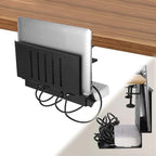 LUKETURE Desk Side Storage,11-4/5" Power Strip Cable Management Tray by LUKETURE