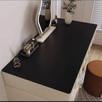 Leather Table Cover, Reversible Double-Sided, 1.8mm Thick, 24x60 Inch, Protector for Rectangular Tables, Waterproof & Oil Resistant for Dining Table, Office Desk, Dresser(Black+Black) - Image 6