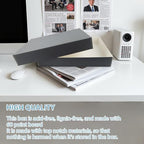 Lineco, Archival Newspaper Preservation Storage Box, 18''x13''x3'', Gray - Image 5