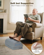Comfier Foot Rest Under Desk at Work with Heat,Vibration,Foot Heater Foot Warmer,3 Height Under Desk Foot Rest for Office Chair,Gaming Chair Footstool, Ergonomic Heated Footrest,Computer Desk Use - Image 6