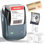 NIIMBOT B1 Pro 300 DPI Label Maker with Red & Black Printing, Blue by NIIMBOT%C2%AE
