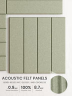 Bumusty 48" x 36" Large Cork Board Alternative, Sage - Image 3