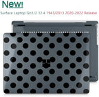 Case for Surface Laptop 5/4/3 13.5" 1951/1868, Black Polka Dots - Image 3