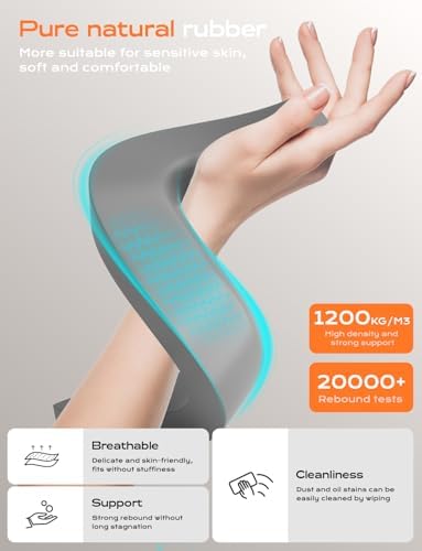 LOXP Acrylic Laptop Stand for Desk, Laptop Stand with Wrist Support - Image 3