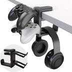 Headphone Stand Holder Headset Hook Hanger Desktop Generisch,Under Desk Game Controller Punch-Free Game Accessories for PC and Game Controllers - Image 7