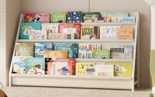 4-Tier Extended Kids Bookshelf, Book Shelf for kids rooms，bookshelf for kid by Aokitsink