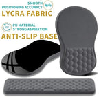 Hokafenle 2 in 1 Ergonomic Mouse Pad Wrist Support & Wrist Rest for Computer Keyboard Set, with Relieve Carpal Tunnel Pain Massage Bulge and Full Memory Gel Design (2In1 Set, Dark Gray) - Image 6