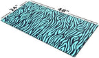 Gamer Boss - Gaming Mouse Pad - 48 x 24 Inches - 4mm Thick with Stitched Edges, Non-Slip Rubber Base, Premium Cloth Mousepad, Desk Mat for Laptop, Keyboard, Computer & PC (Mega, Blue Zebra) - Image 2