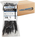 Kable Kontrol Buckle Cable ties, 14 Inch 1500 Pcs, 120 Lbs Test, Black by KABLEKONTROL%C2%AE