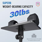 CAHAYA Projector Stand Adjustable Laptop Tripod Stand Portable with Casters - Image 6