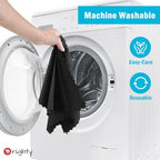 Orighty Microfiber Cleaning Cloth Bulk, 150 Pack Shop Towels 12x12in, Black - Image 6
