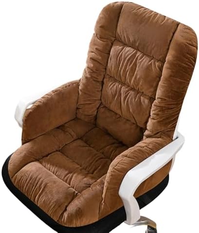 Desk Chair Cushion with High Back Support Office Chair Pad with Non-Slip Bottom Soft Cute Pink Seat Cushion for Office Car Gamer Home Kitchen by Unknown