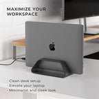 HumanCentric Vertical Laptop Stand Compatible with MacBook Pro & Air - Image 3