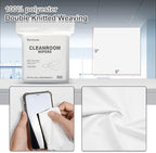 Cleanroom Cloth Wipes 9"x9",140GSM,Bag of 150 Pcs - Image 3