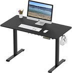SHW 48-Inch Electric Height Adjustable Sit to Stand Desk, Black - Image 3