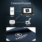 20PCS Bulk Custom Eyeglass Cleaning Cloth with Logo Personalized Microfiber Lens Cloth Screen Cleaner for Publicity - Image 7