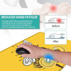 Keyboard Mouse Pad Set, Extended Gaming Mouse Pad+Ergonomics Keyboard Wrist Rest Support, Memory Foam, Easy Typing Pain Relief, 4Pcs XL Ultra Thick Desk Mat,Honey Bee - Image 5