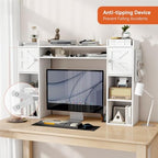 ELECWISH Desktop Bookshelf, Desk Shelf for Computer Desk, 45", 8 Tier - Image 7