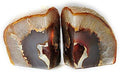 JIC Gem Natural Agate Geode Bookends Anti-Slip Heavy Duty 1 Pair 6-8 Lbs by JICGem%C2%AE