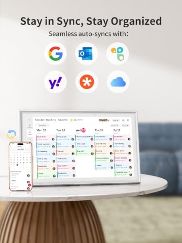 Airzeen 10.1" Digital Wall Calendar, No Subscription Smart Family Planner - Image 3