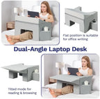 Lap Desk Pillow for Laptop, Foldable Ergonomic Reading Pillow for Gaming - Image 3