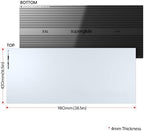Pulsar - Superglide Premium Glass Mouse Pad XXL ALUMINO-Silicate Glass Surface Anti-Slip Fully Molded high-Density Silicone Rubber 38.5in x 16.5in (XXL, White) - Image 6