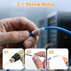 15-Pack 18051 Replace for DYMO Rhino Heat Shrink Tube Labels 1/4'' 6mm - Image 6