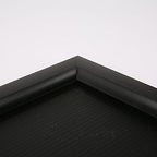 M&T Displays Slide In Frame Black 18x24 Inch Poster Holder 0.93" Aluminum Profile Top Loading Wall Mounting Photo Certificate Sign Holder Easy Change Mitered Corner with Anti Glare PET Cover - Image 4