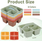 6 Pack 4 Compartment Classroom Caddy with Handle, Groovy - Image 2