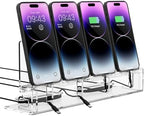 4 Phones Acrylic Multiple Cell Phone Stand by CaSZLUTION