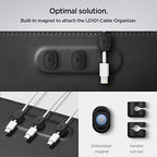 Spigen PU Leather Desk Pad with Built-in Cable Magnets 35.4"x15.7" - Image 4