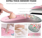 Mouse Pad with Wrist Rest & Keyboard Wrist Rest, Memory Foam - Image 3