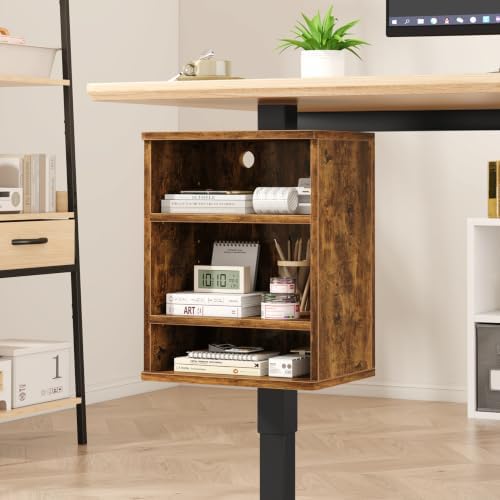 IBUYKE Under Desk Storage Cabinet Clamp on Desk Legs Shelf UTMZ012H by IBUYKE