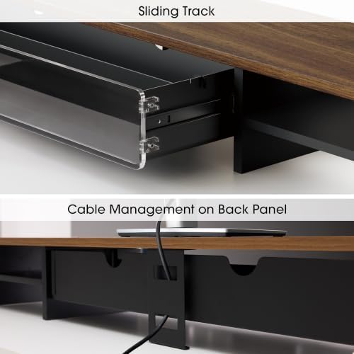 Fenge Monitor Stand with Acrylic Display Drawer for Figures & Collectibles - Image 5