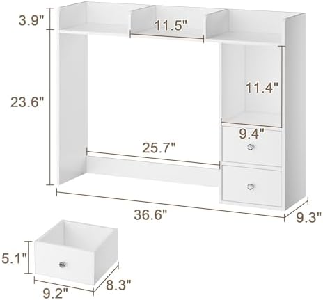 ChooChoo Desktop Bookshelf with LED Lights and 4 Shelves - Image 2