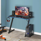 BestOffice | 39" Gaming Table | Blue | Z-Shaped Computer Desk - Image 2