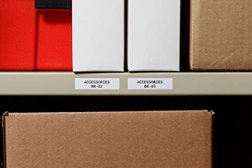 Brady Authentic (M21-375-595-WT) All-Weather Vinyl Label for Indoor/Outdoor ID, Lab and Equipment Labeling, Black on White- For M210, M210-LAB, M211, BMP21-PLUS and BMP21-LAB Printers, .375" 21' L - Image 3