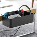 No Drill Desk Side Storage,Hanging Organizer,Clamp on Table Basket,Minimalist,Metal material,To Store Office Accessories, Gaming Devices,Storage for Office & Home,Black by Unknown