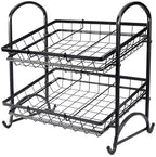 Stackable Candy Display Rack|Stackable Candy Organizer|Multi-Function Snack Rack&Shelf for Chips |Perfect Display Solution for Stores (Black, Medium) - Image 2