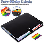 OSIMIG 10 Pack Expanding File Folders, 7 Pocket Folder Organizer, A4 Letter Size, Multicolor - Image 4