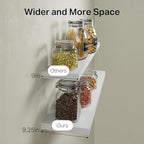 BAYKA White Floating Shelves 35.4in, Set of 3, Wall Mounted for Wall Decor - Image 6