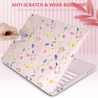 for MacBook Neo 13 inch Case 2026 (Model A3404, A18 Pro) Precision Fit & Scratch Unique Design Hard Shell, Keyboard Cover, Trackpad Protector, 2 OTG Adapter, for Women Cute, Dried Flower - Image 7
