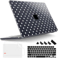 Tuiklol for 2026 2025 2024 2023 MacBook Air 15 inch Case Model M5 A3448 M4 A3241 M3 A3114 M2 A2941 Hard Shell Case for MacBook 15.3'' Cover, Spot-White by Tuiklol