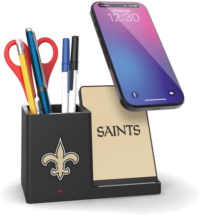 SOAR NFL Unisex Wireless Charging Stand and Desktop Organizer by SOAR