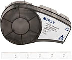 Brady Authentic (M21-375-499-TB) Multi-Purpose Nylon Label for General ID, Wire Marking, and Lab Labeling, Black on White - Designed for M210, M210-LAB, M211, BMP21-PLUS and BMP21-LAB Label Printers by BradyCorp