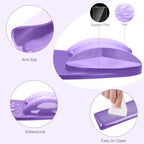 MOSISO Cooling Gel Wrist Rest Support for Mouse Pad&Keyboard Set, Purple - Image 4